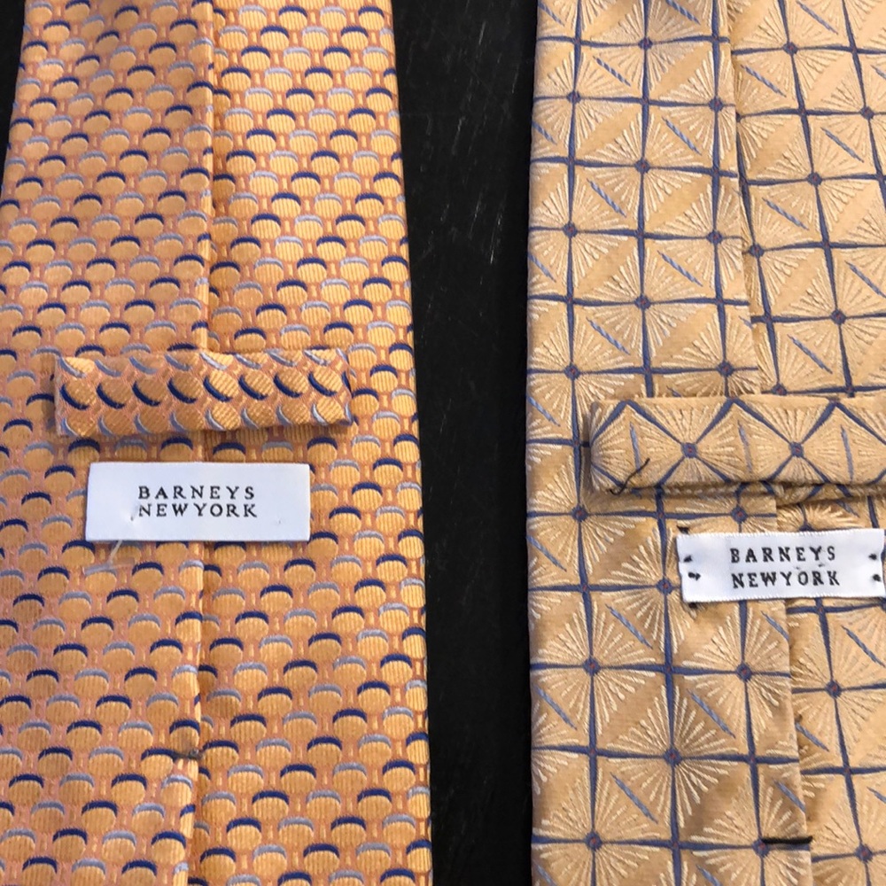 Two Barney’s New York silk ties